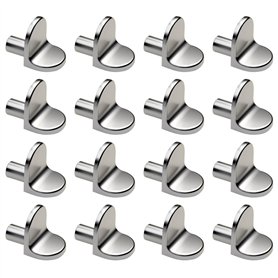 16 Pièces 5mm Chevilles de Support d'Étagère