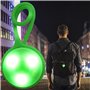 2 Pièces Clignotant Cartable,Pendentif Réfléchissant Réflecteurs de Lumière de Sécurité,Lumière de Course pour Cartable,éclairag