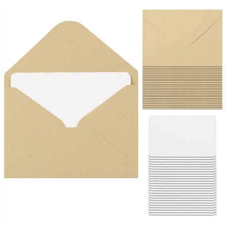 25 enveloppes carrée 70x100mm