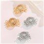 FDEETY 4 Pièces Lot de Fermoir pour Collier Superposition 18K Goldplated Trois Anneaux Tournesol Fermoir Bracelet Multi Couches 