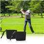 ARTGUTS Sac de nettoyage de club de golf et de balle de golf, pochette de nettoyage étanche pour balle de golf, sac mat portable