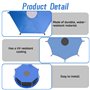 ARTGUTS Housse de protection solaire pour trampoline - Bleu - Diamètre : 244 cm - Pour trampoline à 6 barres - Protection solair