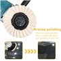 ARTGUTS Lot de 5 disques de polissage en feutre de laine, disques de polissage brillants, pour meuleuse d'angle pour ponçage et 