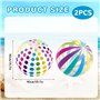 ARTGUTS Lot de 2 ballons gonflables arc-en-ciel de 40 cm - Idéal pour la piscine, la plage et la piscine