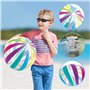 ARTGUTS Lot de 2 ballons gonflables arc-en-ciel de 40 cm - Idéal pour la piscine, la plage et la piscine