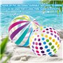 ARTGUTS Lot de 2 ballons gonflables arc-en-ciel de 40 cm - Idéal pour la piscine, la plage et la piscine