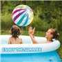 ARTGUTS Lot de 2 ballons gonflables arc-en-ciel de 40 cm - Idéal pour la piscine, la plage et la piscine