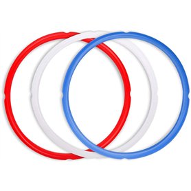Lot de 3 joints d'étanchéité en silicone pour autocuiseurs Instpot 5/6 qt - Accessoires de casseroles instantanés - Anti-fuite -