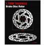 airwak 120 mm Scooter Frein Disque Rotor Pad 6 Trous Arrondi Compatible avec Segway Ninebot ZT3 PRO ZT3 PROE ZT3 PROD Max G3 Max