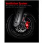 airwak 120 mm Scooter Frein Disque Rotor Pad 6 Trous Arrondi Compatible avec Segway Ninebot ZT3 PRO ZT3 PROE ZT3 PROD Max G3 Max