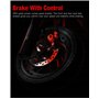 airwak 120 mm Scooter Frein Disque Rotor Pad 6 Trous Arrondi Compatible avec Segway Ninebot ZT3 PRO ZT3 PROE ZT3 PROD Max G3 Max