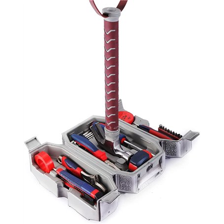 Boîte à outils marteau – 28 pièces en métal véritable pour bricolage et réparation de voiture | Cadeau parfait pour homme Asijia
