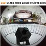 ELP Caméra USB 48MP Webcam 8K Caméra USB 6000P avec Objectif fisheye Grand Angle 200 degrés PC Lightburn pour graveur Laser Plug