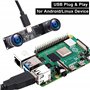 ELP Caméra USB 60 fps - Synchronisation 4 MP - Double Objectif - Caméra USB avec Objectif de 120 degrés sans Distorsion - Caméra
