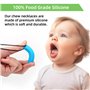 Collier a macher enfant tdah, collier anti stress enfant, Lot de 4 colliers sensoriels à mâcher pour enfants autistes, TDAH, tou