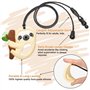 CLDY Collier a macher enfant tdah, collier anti stress enfant, Lot de 5 colliers sensoriels à mâcher pour enfants autistes, TDAH