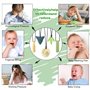 CLDY Collier a macher enfant tdah, collier anti stress enfant, Lot de 5 colliers sensoriels à mâcher pour enfants autistes, TDAH