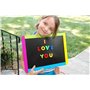 Autocollants de Letter Coloré Alphabet Stickers Autocollants Magnétiques Nombres Aimant De RéfrigérateurÉducatif Magnets pour En