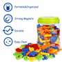 Autocollants de Letter Coloré Alphabet Stickers Autocollants Magnétiques Nombres Aimant De RéfrigérateurÉducatif Magnets pour En