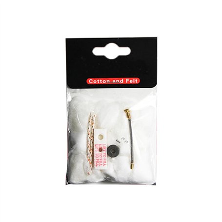 FiTspi Lot de 6 mèches de rechange universelles en feutre de coton pour briquet à essence Zippo Kérosène