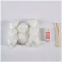 FiTspi Lot de 6 mèches de rechange universelles en feutre de coton pour briquet à essence Zippo Kérosène