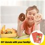 Lot de 2 Moules à Donuts en Silicone Anti-Adhésif - 8 Emplacements Réutilisables pour Gâteaux, Biscuits, Bagels, Muffins - Résis