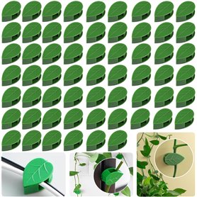 weiclianhp 40 Pièces Attache Plante Grimpantes Universelles - Support de Fixation Végétale Réglable pour Vignes/Légumes/Murs/Bur