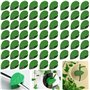 weiclianhp 40 Pièces Attache Plante Grimpantes Universelles - Support de Fixation Végétale Réglable pour Vignes/Légumes/Murs/Bur