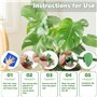 weiclianhp 40 Pièces Attache Plante Grimpantes Universelles - Support de Fixation Végétale Réglable pour Vignes/Légumes/Murs/Bur