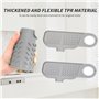 xiruiubao Tapis Robinet Silicone, Patchwork Plateau Anti-Gouttes pour Poignée de Robinet pour Protéger Plans de Travail de Salle