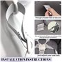 Harnais Chaise Haute, Ceinture Chaise Haute Bebe,5 Points pour Harnais de Sécurité Réglable Sangle，Universelle Pour Haise Haute,