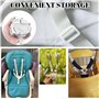 Harnais Chaise Haute, Ceinture Chaise Haute Bebe,5 Points pour Harnais de Sécurité Réglable Sangle，Universelle Pour Haise Haute,