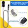 Lot de 5 outils de débouchage et de nettoyage de canalisations de douche, outil de débouchage multifonctionnel pour évier de cui