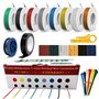 30AWG Kit de fils électriques de silicone de 8 couleurs