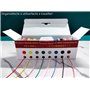30AWG Kit de fils électriques de silicone de 8 couleurs, fil toronné en cuivre étamé, Câblage pour l’électronique de bricolage, 
