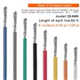 30AWG Kit de fils électriques de silicone de 8 couleurs, fil toronné en cuivre étamé, Câblage pour l’électronique de bricolage, 