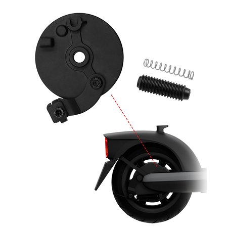 airwak Scooter Montage Frein Mécanique À Tambour Mécanique Arrière Compatible avec Ninebot by Segway KickScooter E2/E2 Plus