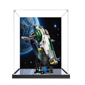 Boîte de présentation en acrylique pour modèle Lego 75409 Starship - Transparent - Anti-poussière - Compatible avec le modèle Le