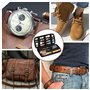 YZROHYI Kit de Couture pour Cuir Trousse,Nécessaire de Couture Voyage,Fil et Aiguilles Couture Coffret avec 49 Accessoires de Co