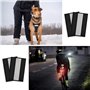 YZROHYI 4 Pièces Patchs de Sécurité Réfléchissants, Patch Reflechissant Vetement, Patch Chien Sécurité, Patchs de Sécurité à Cro