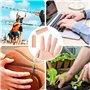 YZROHYI 30 PCS Doigtier Silicone pour Doigt,Protege Doigt Silicone,Protection Doigt Etanche,Pouce Doigtier Couture Waterproof,Pr