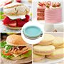 YZROHYI 6 Pièces Moule Rond Silicone 12 CM,Plat a Gateau Silicone Air Fryer,Cake Mold à Gâteau Arc En Ciel,Moule a Insert Patiss