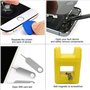 ABMRO Kit d'outils de réparation de tournevis pour iPhone, PH000 + 0,8 mm Star P2 Pentalobe, Y0.6 Tri-Point Y000 Tri-Wing Screwo