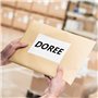 Doree DK-N55224 DKN55224 Lot de 3 étiquettes blanches non adhésives pour Brother P-Touch QL-650TD, QL-700, QL-710W, QL-720NW, QL