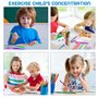 RUIJIE 32Pièces Masques à Colorier Enfants Masque Animaux Masques d'Animaux Vierges avec 2 Ensembles de 6 Stylos de Couleur et C