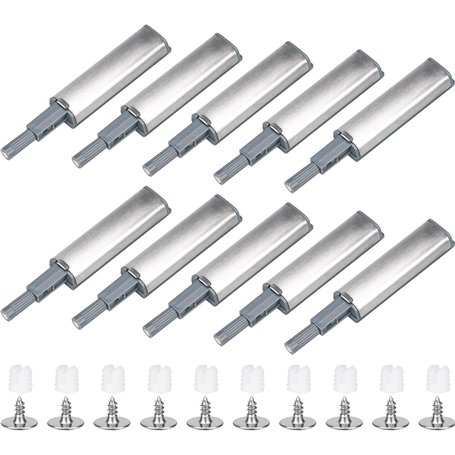 HATANSE 10 Pièces Push to Open Aimant Porte Placard Amortisseur Tiroir de Magnétiques Poussoir Porte Placard pour la Porte de l'