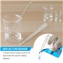 HATANSE 5 Pièces Bécher Gradué en Verre Borosilicate 5ml 10ml 25ml 50ml 100ml Béchers Forme Basse pour Laboratoire Cuisine et É