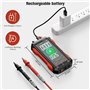 Multimètre Numérique TRMS 6000 Comptes, USB Rechargeable Multimetre Professionnel, Multimètre Automatique NCV Detector mesureTen
