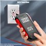 Multimètre Numérique TRMS 6000 Comptes, USB Rechargeable Multimetre Professionnel, Multimètre Automatique NCV Detector mesureTen