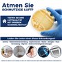 Kit de test de moisissure pour la maison - Test de moisissure pour 5 pièces - Test rapide de l'air ambiant pour la qualité de l'